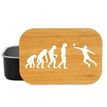 Geschenkidee für einen Faustball-Fan mit Teamspiel - Lunch Box - Schwarz - Vorne