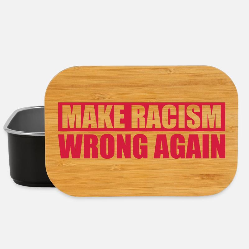 make racism wrong again - Lunch Box - Schwarz