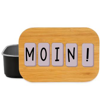 TASTATUR - SCHRIFTZUG MOIN - Lunch Box - Schwarz - Vorne