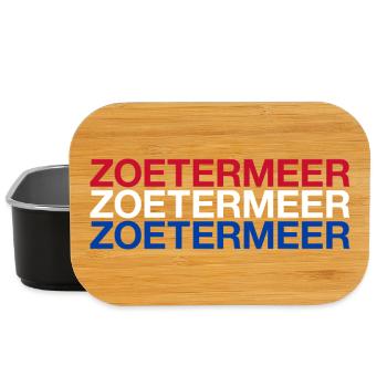 ZOETERMEER Pays-Bas Drapeau des Pays-Bas - Boîte à goûter - noir - Devant