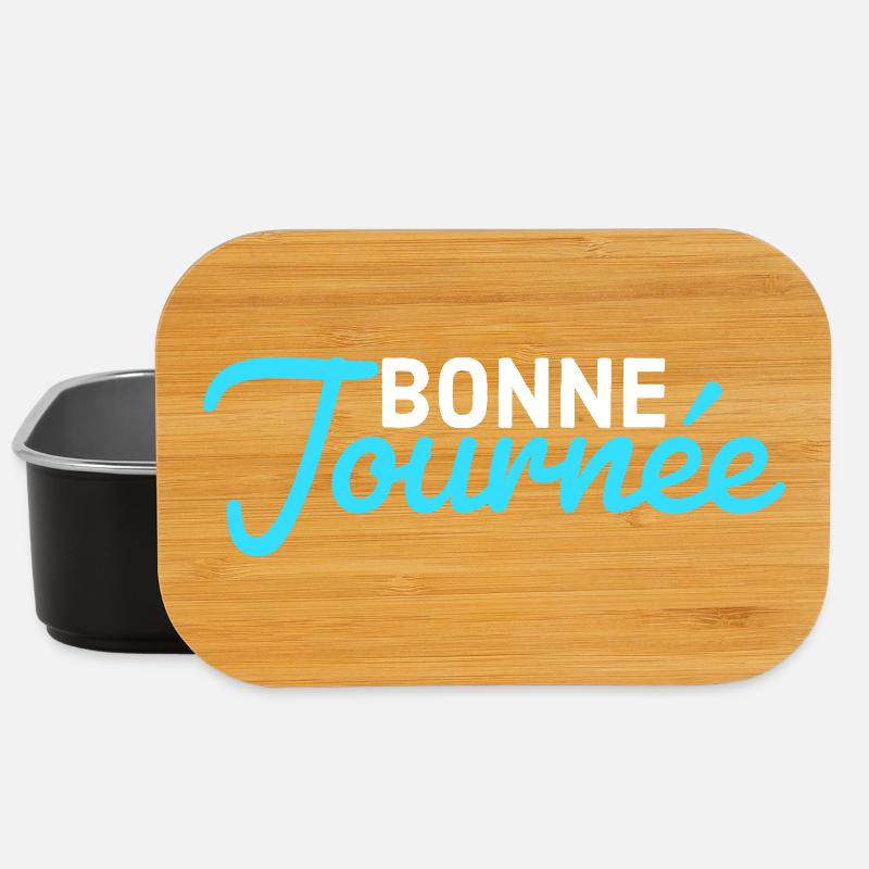 bonne journée - Boîte à goûter - noir