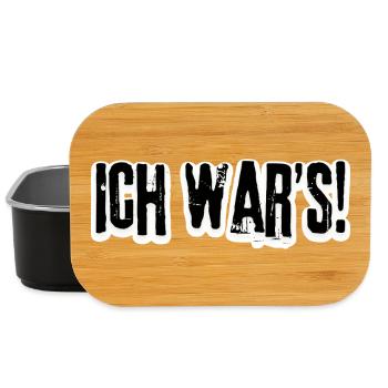 Ich war’s – Na und? - Lunch Box - Schwarz - Vorne