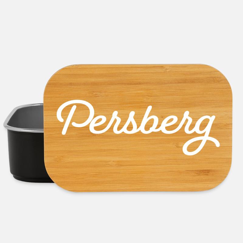 Persberg weiß - Lunch Box - Schwarz