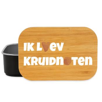 I loev kruidnoten - Lunch Box - black - Front