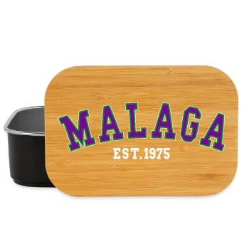 Malaga Est. 1975 - Boîte à goûter - noir - Devant