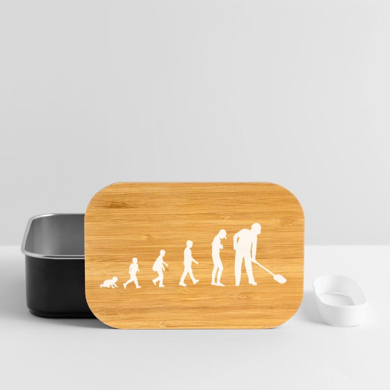 Evolution from baby to construction worker Lunch Box