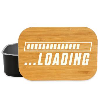 Ladebalken Loading Fortschritt - Lunch Box - Schwarz - Vorne