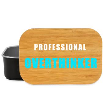 Chemise de réflexion excessive - Penseur excessif professionnel - Boîte à goûter - noir - Devant