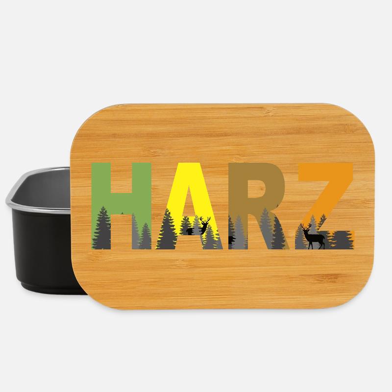 Harz in Farbe - Lunch Box - Schwarz