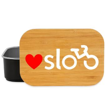 Oslo Fahrrad-Liebesaufkleber (weiß) - Lunch Box - Schwarz - Vorne