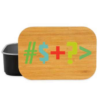 Special character - Lunch Box - black - Front