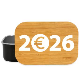 Euro 2026, Billionaire, Millionaire, Profit - Lunch Box - black - Front