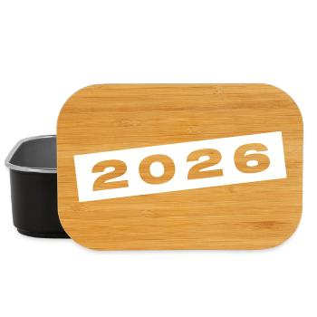 2026 Jahr - Lunch Box - Schwarz - Vorne