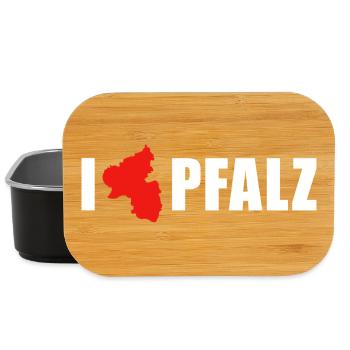 I love Pfalz Rheinland-Pfalz - Lunch Box - Schwarz - Vorne