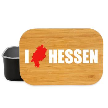 I Love Hessen - Lunch Box - Schwarz - Vorne