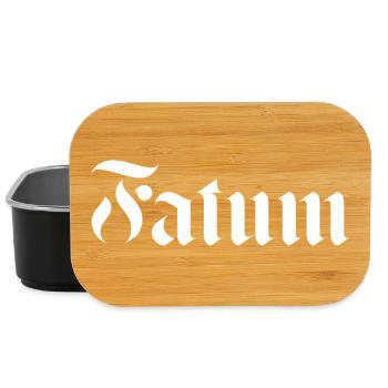 Gotische Falum-Kalligraphie-Tattoos - Lunch Box - Schwarz - Vorne