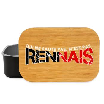 Qui ne saute pas, n'est pas Rennais - Boîte à goûter - noir - Devant