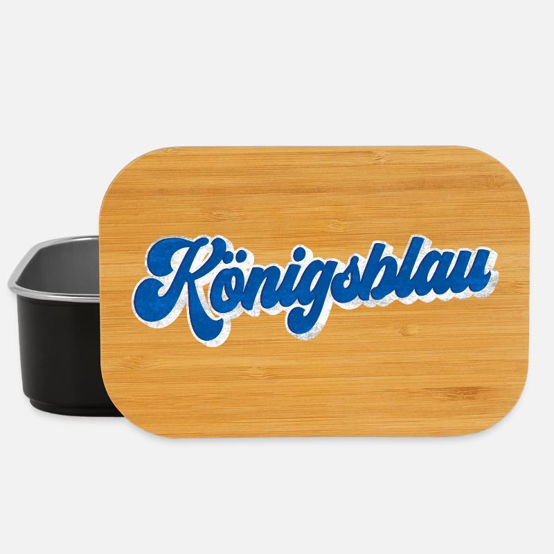 Königsblau | Gelsenkirchen Schalke Geschenkidee - Lunch Box - Schwarz