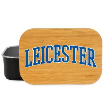 Leicester Lettering Shirt – UK City Motif - Lunch Box - black - Front
