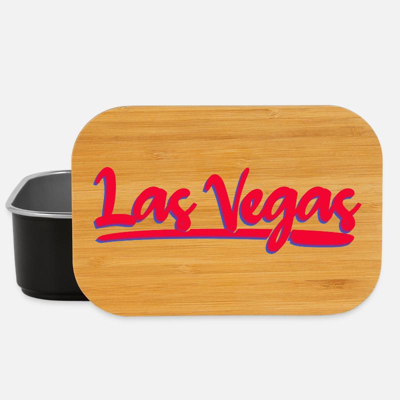 Las Vegas Neon Script - Lunch Box - Schwarz