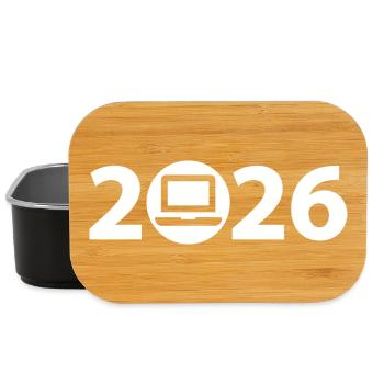 Informatiker 2026, Gamer 2026 - Lunch Box - Schwarz - Vorne