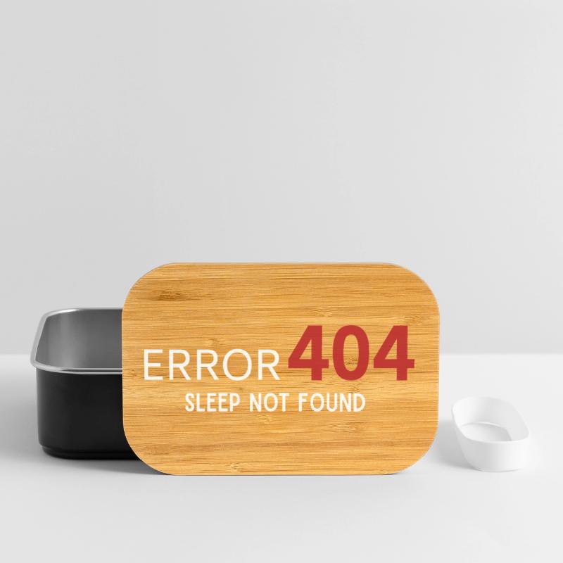 Error 404 Sleep Not Found – Pattern for Developers Lunch Box