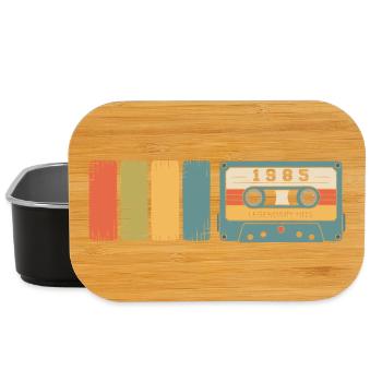 1985 Vintage Original 1985 Geburtstagsgeschenk - Lunch Box - Schwarz - Vorne