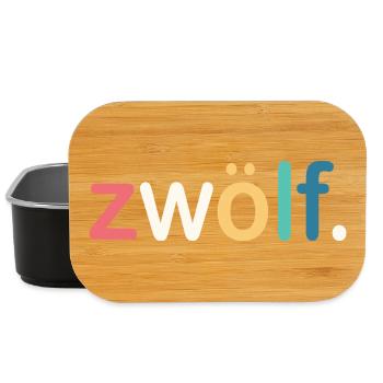 12th Birthday Gift - Lunch Box - black - Front