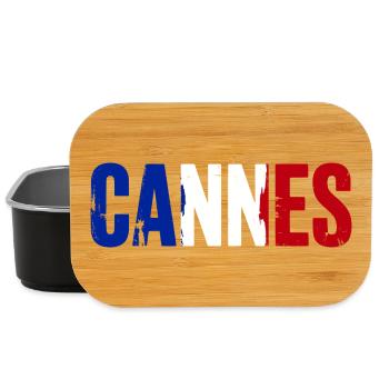 Cannes, France - Boîte à goûter - noir - Devant