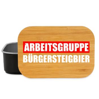 Bürgersteigbier OKF Ortskontrollfahrt - Lunch Box - Schwarz - Vorne