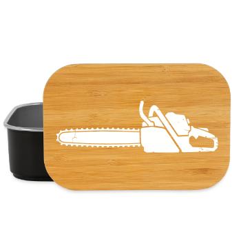 Kettensäge Werkzeug - Lunch Box - Schwarz - Vorne