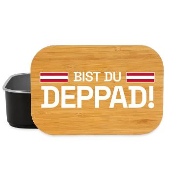Bist du deppad! - Rot-Weiß-Rot Fan-Edition 2026 - Lunch Box - Schwarz - Vorne