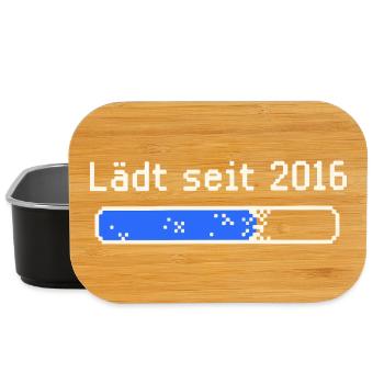 Lädt seit 2016 Pixelbar - Lunch Box - Schwarz - Vorne