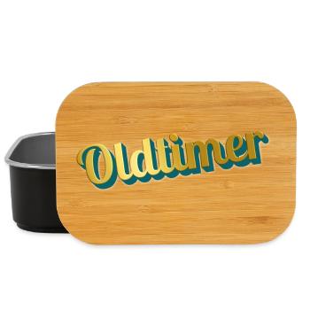 vintage car - Lunch Box - black - Front