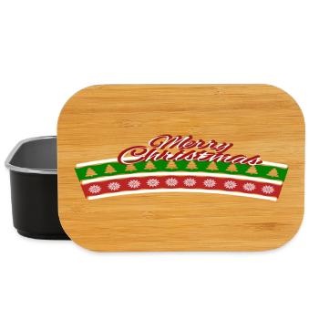 Ugly Christmas Design xmas - Lunch Box - black - Front