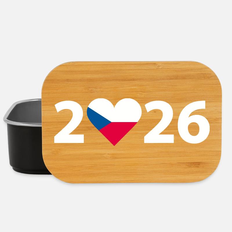 I love Tschechien 2026, Urlaub in Tschechien 2026 - Lunch Box - Schwarz