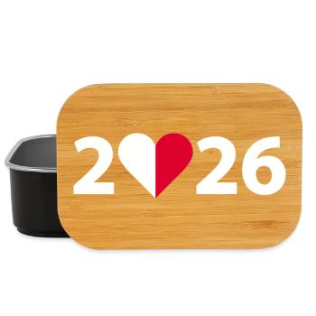 J’aime Malte 2026, vacances à Malte 2026 - Boîte à goûter - noir - Devant