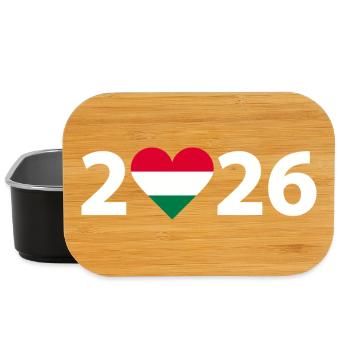 I love Hungary 2026, Hungary 2026 - Lunch Box - black - Front