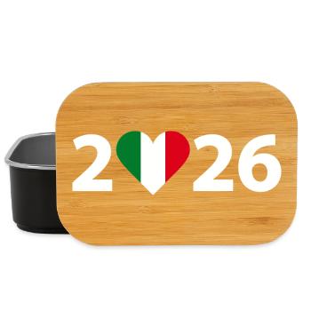 I love Italien 2026, Italien 2026 - Lunch Box - Schwarz - Vorne