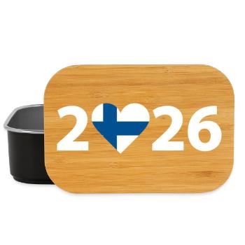 I love Finland 2026, Finland 2026 - Lunch Box - black - Front