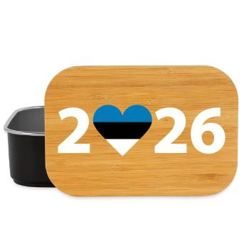 I love Estland 2026, Urlaub in Estland 2026 - Lunch Box - Schwarz - Vorne