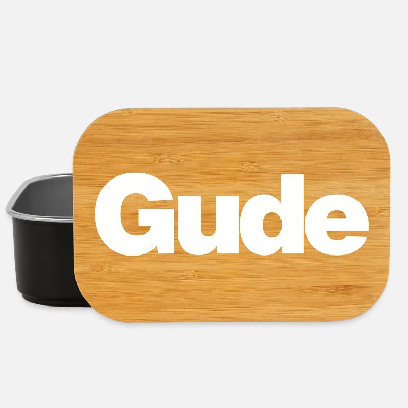 Gude – Salutation urbaine en langage clair - Boîte à goûter - noir