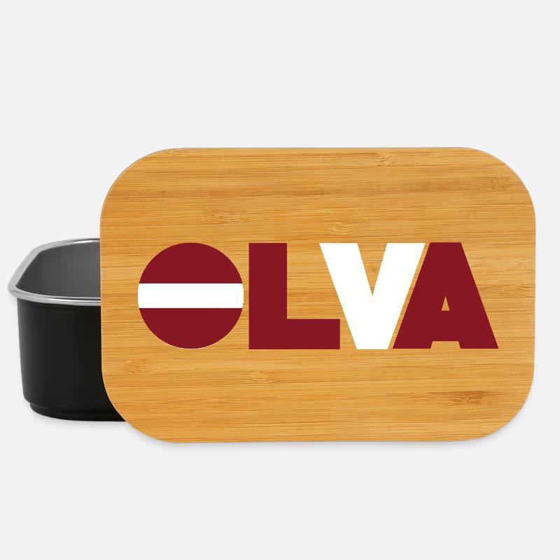 Latvia - Lunch Box - black