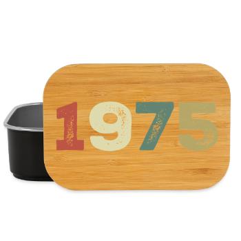 1975 Born 1975 - Lunch Box - black - Front