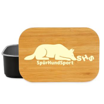 SHS Logo lemon - Lunch Box - Schwarz - Vorne