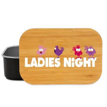 Ladies Night - Bachelorette Party - Lunch Box - black - Front