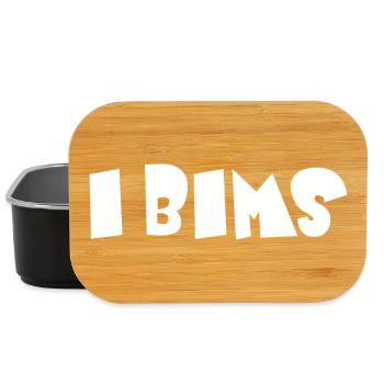 I Pumice – Funny Slang Motif - Lunch Box - black - Front