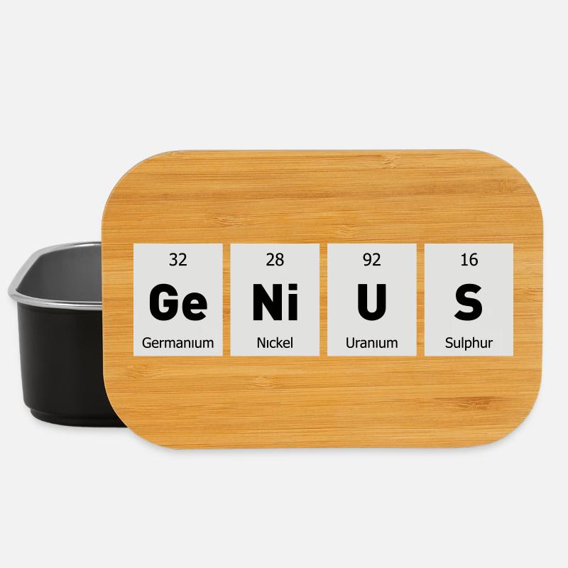 Genius Nerd Geek - Lunch Box - Schwarz