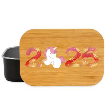 Kawaii 2026 Chinesisches Neujahrsfest - Lunch Box - Schwarz - Vorne