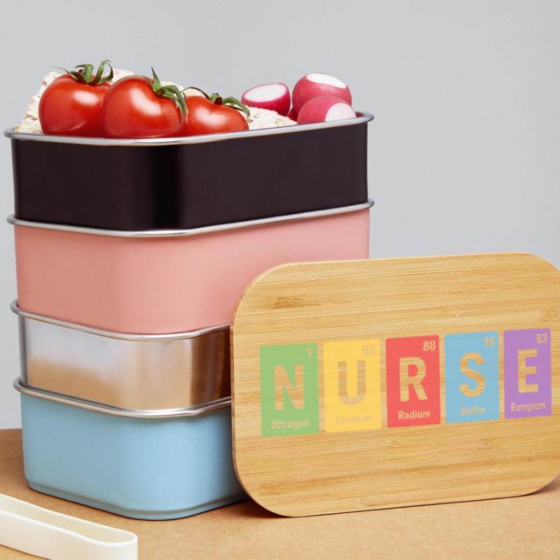 Couleurs des éléments de conception du bloc d’infirmières Boîte à goûter